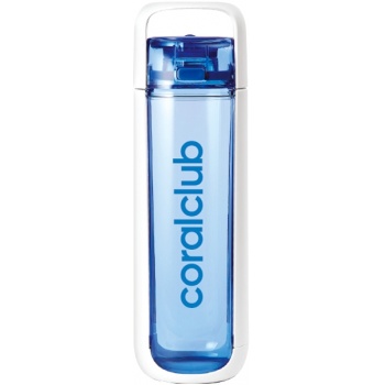 Coral Club - KOR One Botella para agua, Azul Blanco 